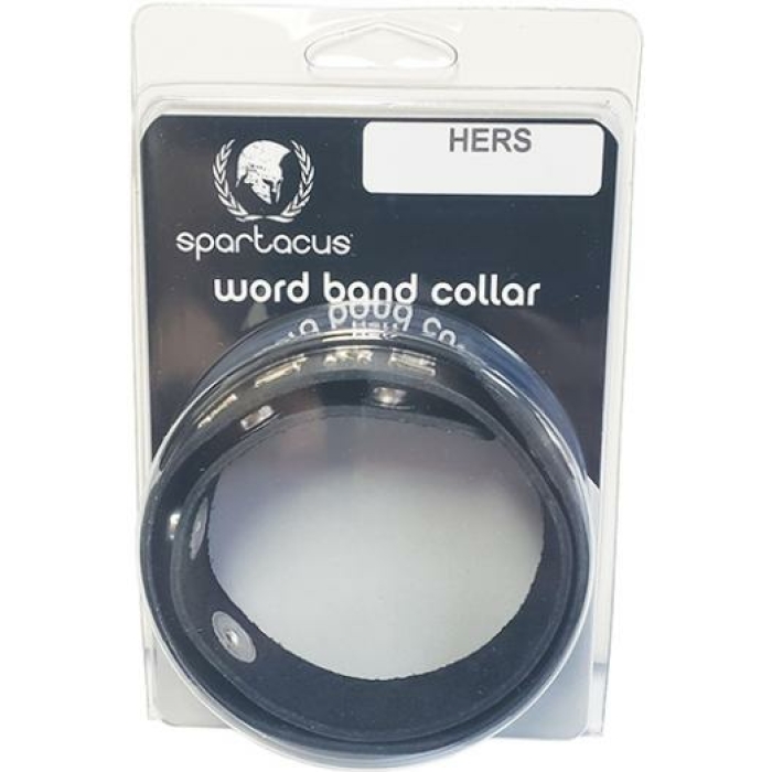 Spartacus Hers Leather Collar - Black - Image 1