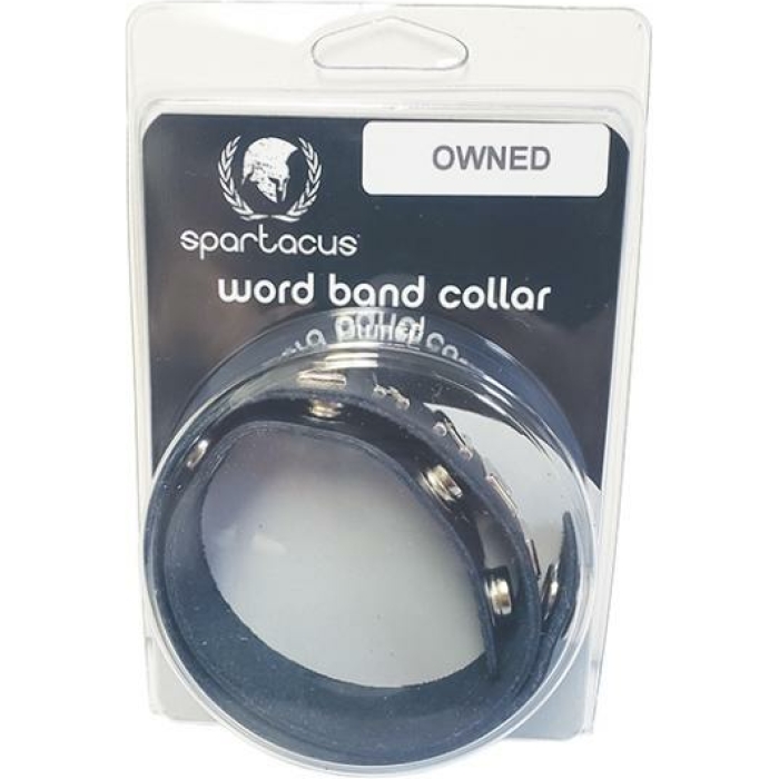 Spartacus Owned Leather Collar - Black - Image 1