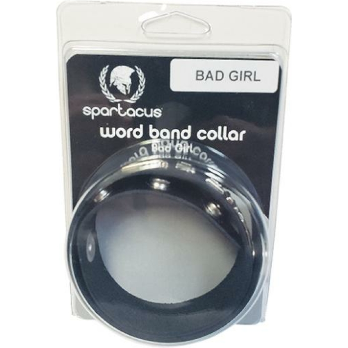 Spartacus Babygirl Leather Collar - Black - Image 1