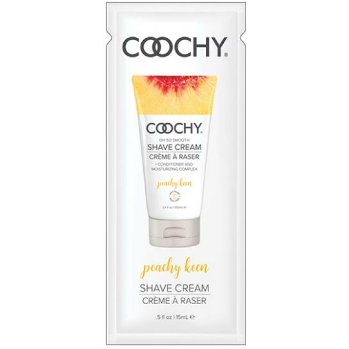 Coochy Shave Cream Peachy Keen .5 fluid ounce - Image 1