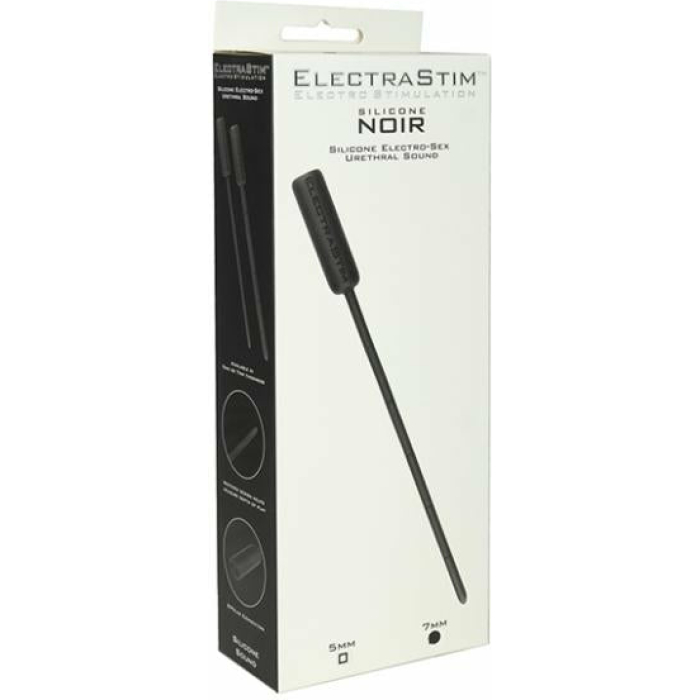 Electrastim Silicone Noir Flexible Electro Sound - 7mm - Image 1