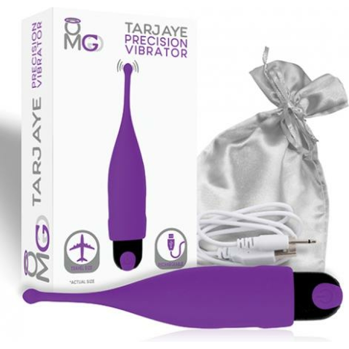 Omg Tarjaye Travel Size Precision Stimulator - Purple - Image 1