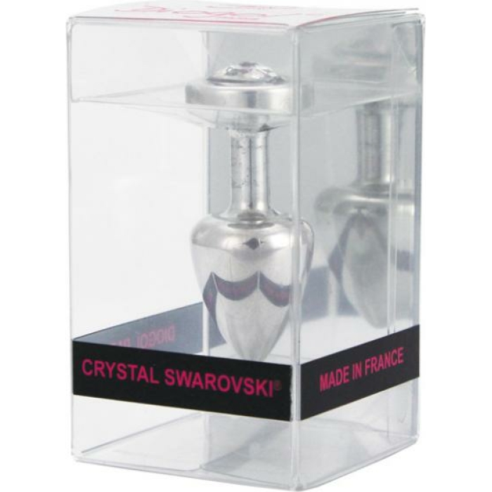 Diogol Anni R Cat's Eye T1 Butt Plug Crystal  Silver - Image 2
