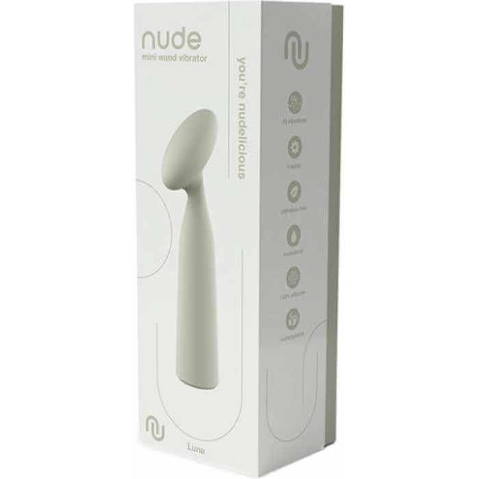 NUDE Luna Rechargeable Mini Wand Vibe - Mint - Image 1