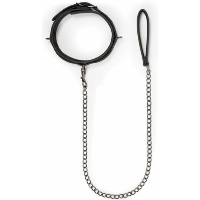 Easy Toys Fetish Collar & Lead Set Black - Image 1