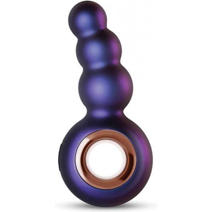 Hueman Outer Space Vibrating Anal Plug - Purple - Image 1