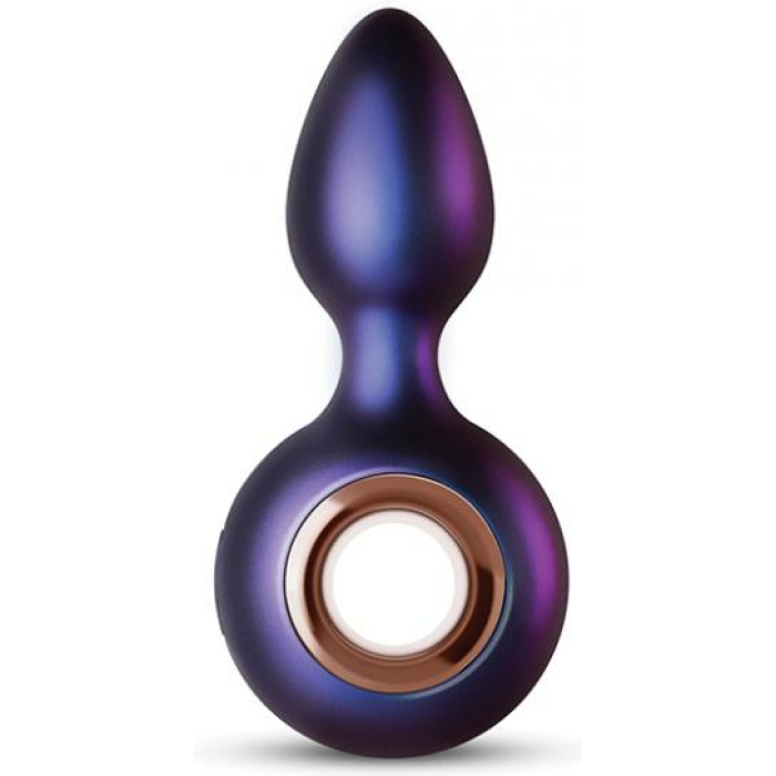 Hueman Deep Space Vibrating Anal Plug - Purple - Image 1