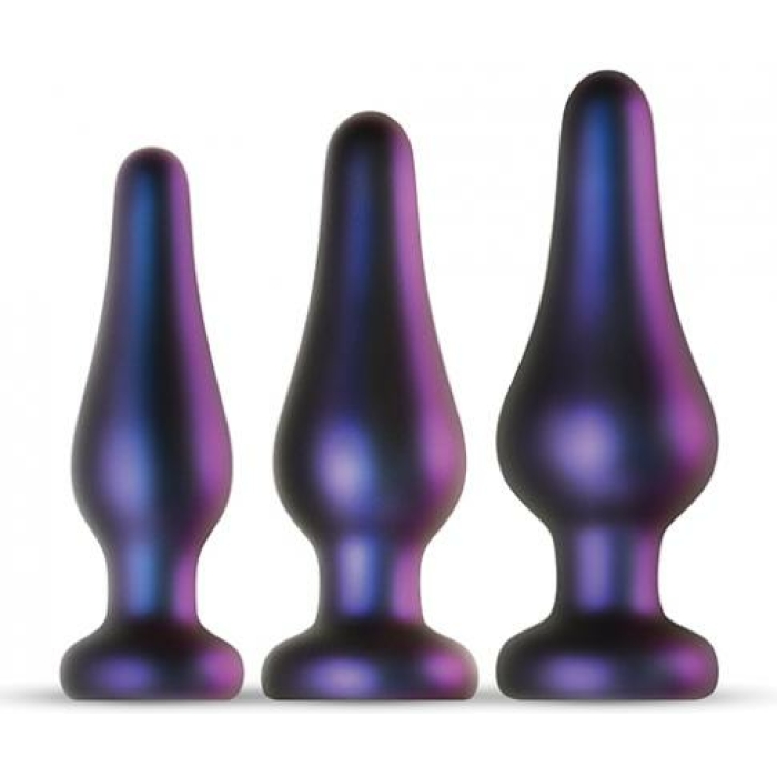 Hueman Comets Butt Plug Set Of 3 - Purple - Image 1