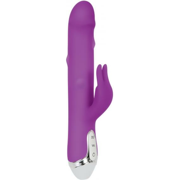 Dancing Pearl Rabbit Vibrator Purple - Image 1