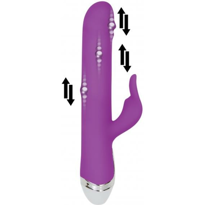 Dancing Pearl Rabbit Vibrator Purple - Image 3