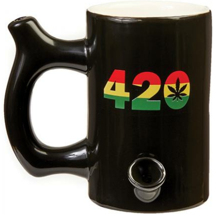 Fashioncraft Large Mug - 420 Black Rasta - Image 1