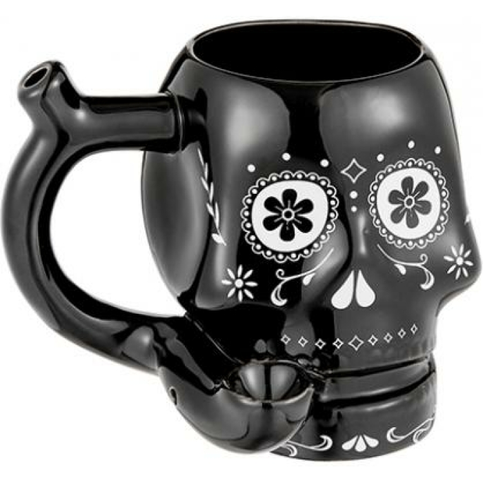 Fashioncraft Novelty Mug - Black Skull - Image 1