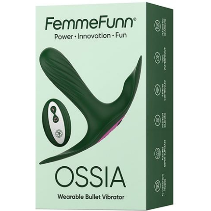 Femme Funn Ossia Wearable Vibrator - Dark Green - Image 1