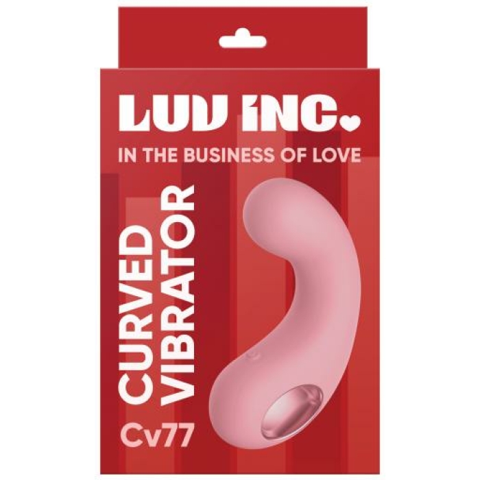 Luv Inc. Curved Vibrator - Light Pink - Image 1