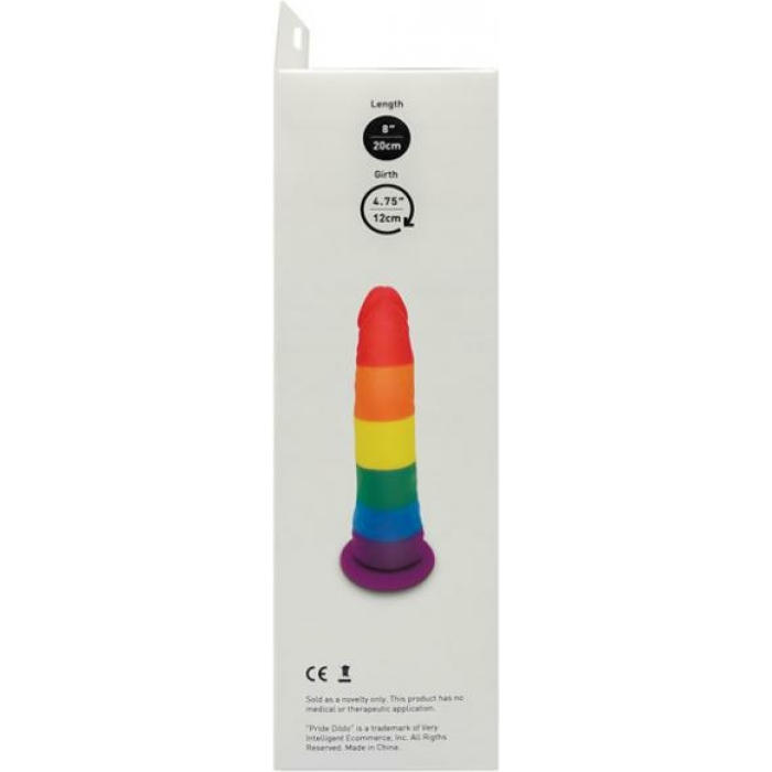 Pride Dildo Realistic Silicone Rainbow - Image 3