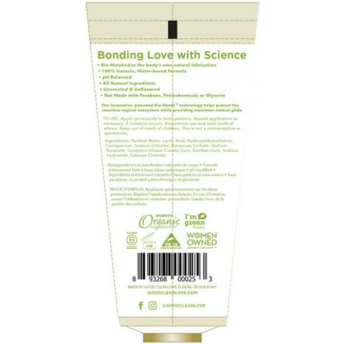Good Clean Love Bionude Personal Lubricant 3oz - Image 2