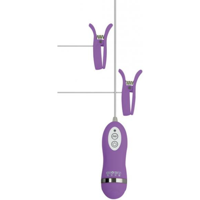 Gigaluv Vibro Clamps - 10 Functions Purple - Image 1