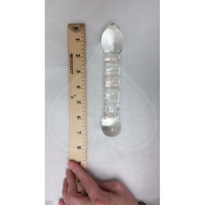 Spiral Staircase Full Tip Glass Dildo - Image 3