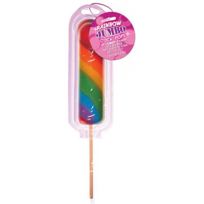Jumbo Rainbow Pop on Blister Card - Image 1