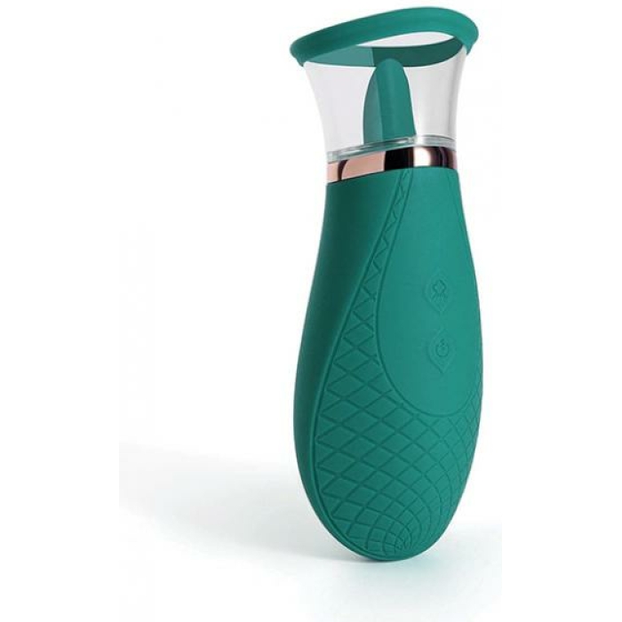 Scioness Sucking And Licking Clitoral Stimulator - Green - Image 1