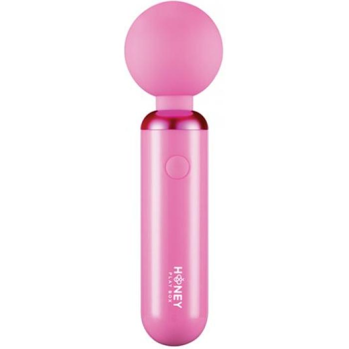 Pomi Wand Clit Tease Vibrating Wand - Pink - Image 1