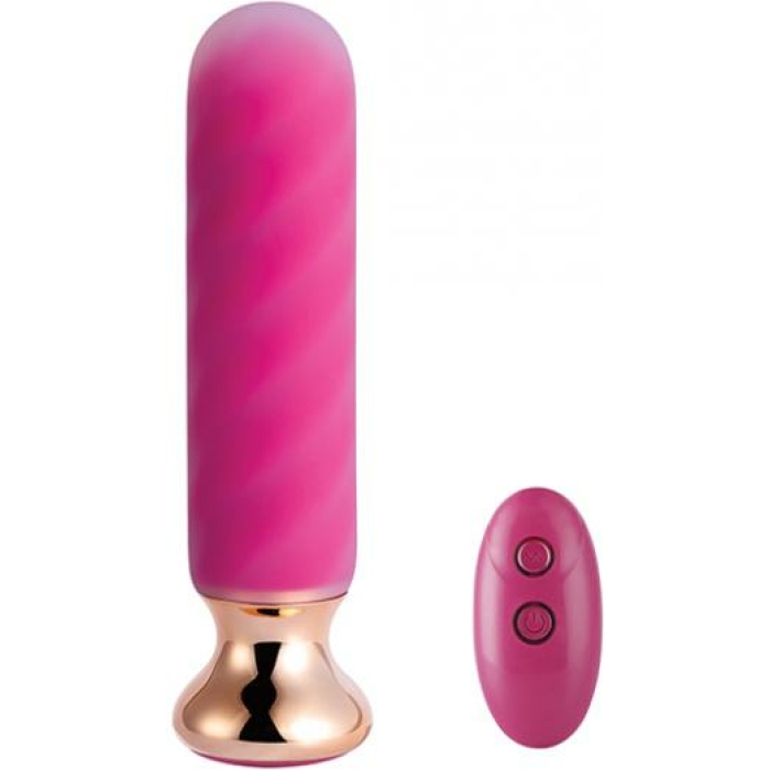 Rose Twister Hands-free Remote Vibrating Anal Plug - Image 1