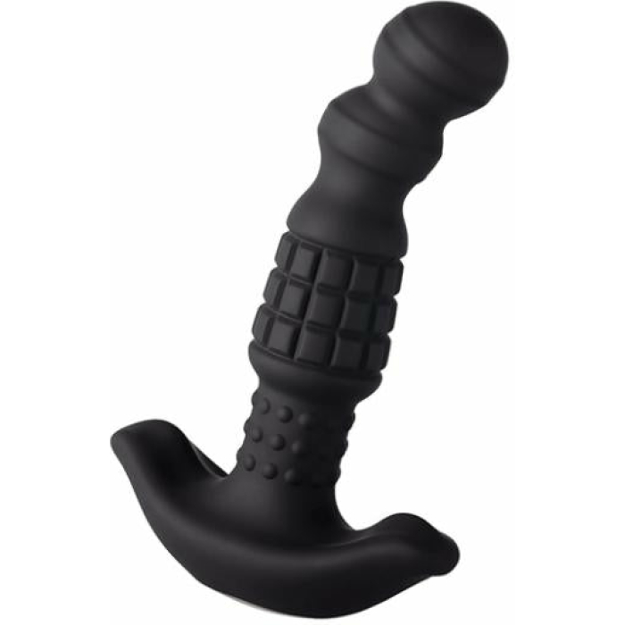 Pineapple Man Vibrating Prostate Massager - Black - Image 1