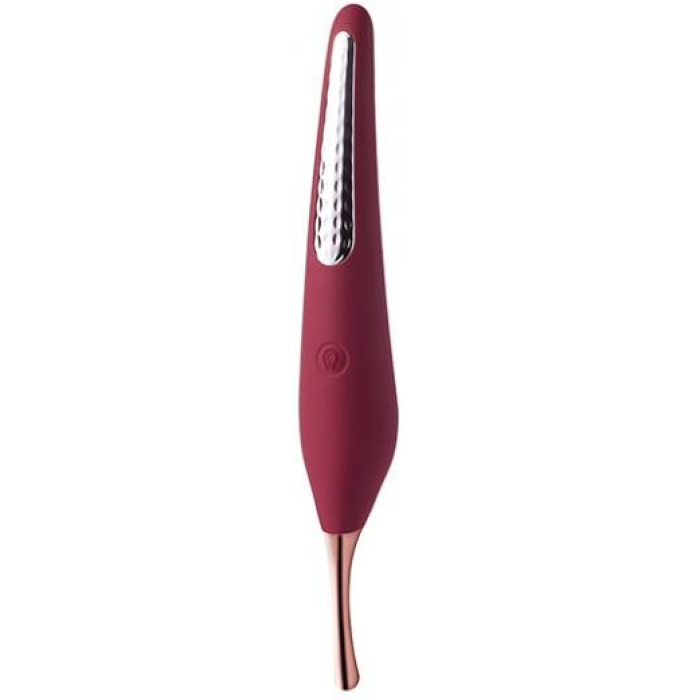 Ms. Honey Pinpoint Clit Vibrator & Nipple Stimulator - Red Wine - Image 1