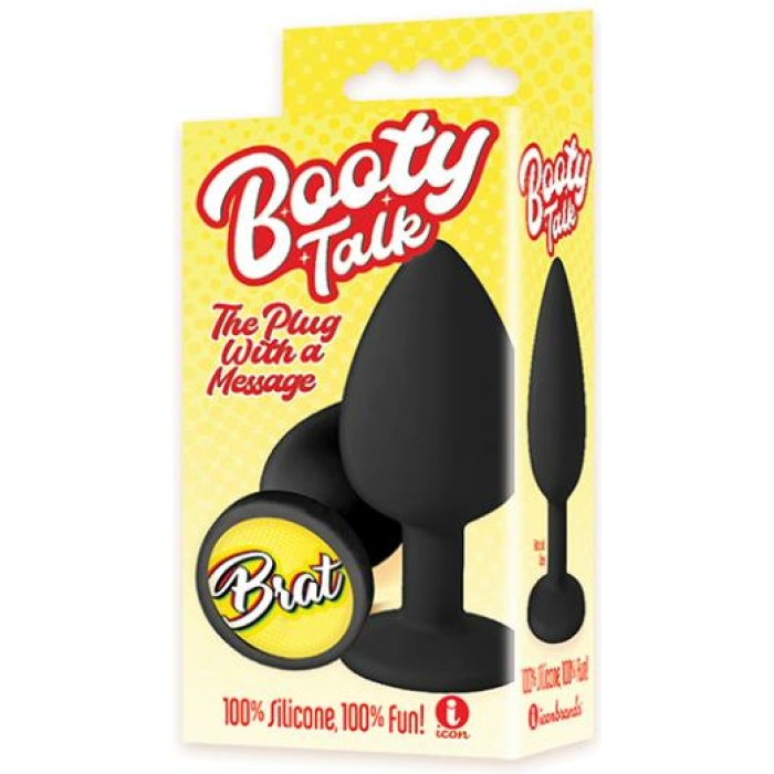 The 9's Booty Calls Brat Plug - Black - Image 1