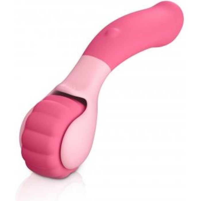 Jimmy Jane Evoke Sol-o Vibrating Massage Wheel Pink - Image 1