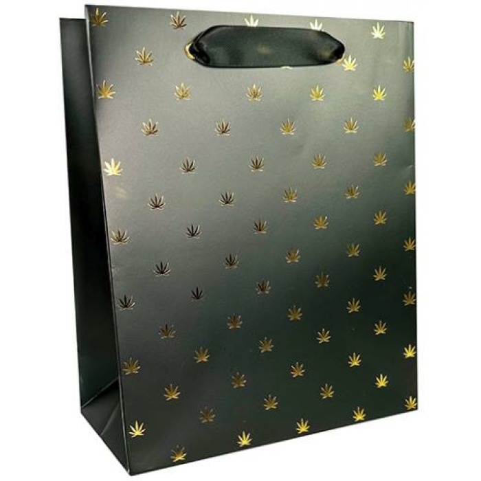 Polka Pot Gift Bag - Black/gold - Image 1