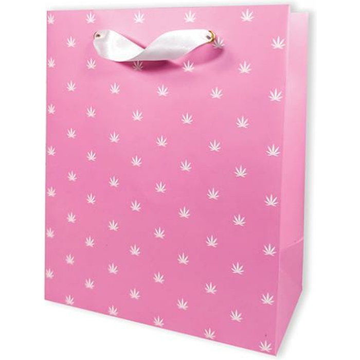 Polka Pot Gift Bag - Pink/white - Image 1