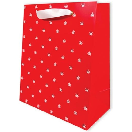 Polka Pot Gift Bag - Red/white