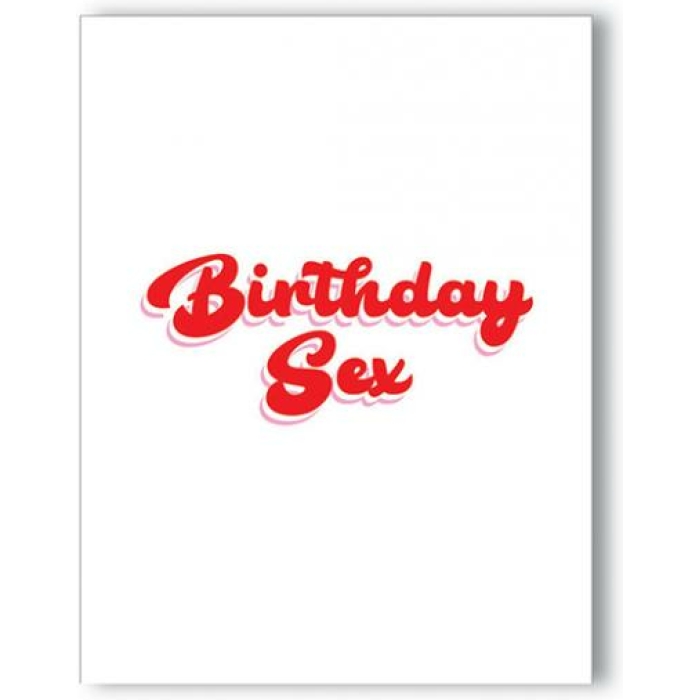 Birthday Sex Naughty Greeting Card - Image 1
