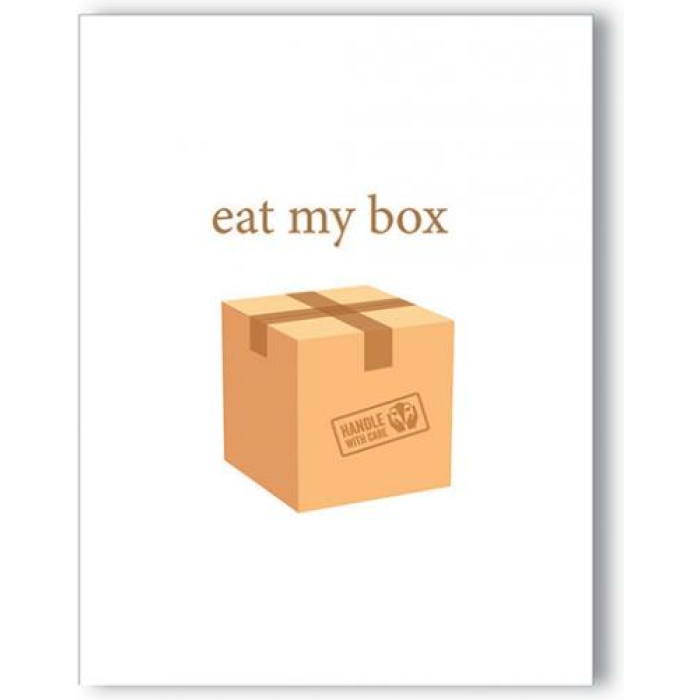 Eat My Box Naughty Greeting Card - Image 1