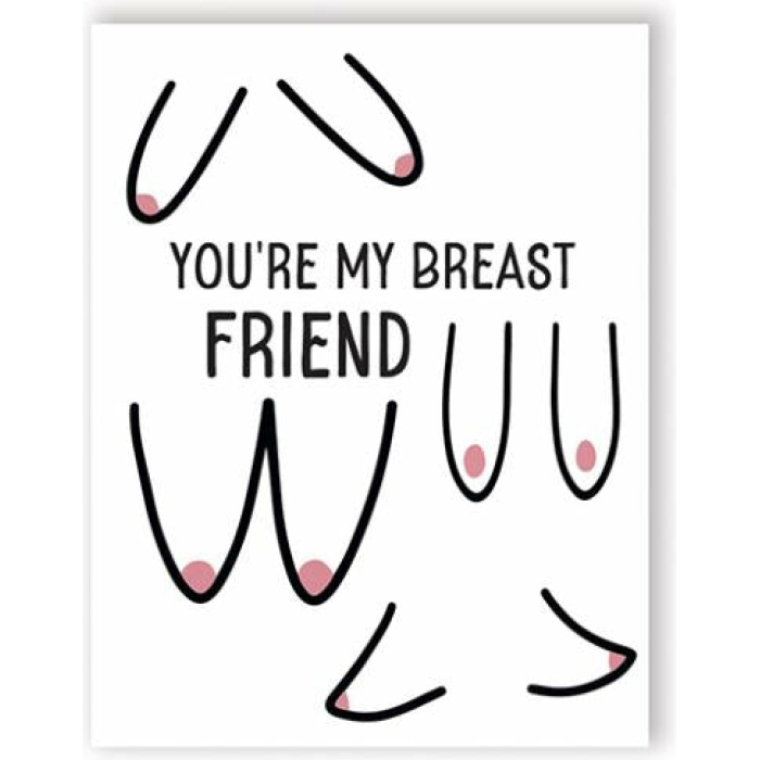Breast Friend Greeting Card - Image 1