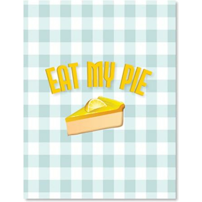 Eat My Pie Greeting Card - Image 1