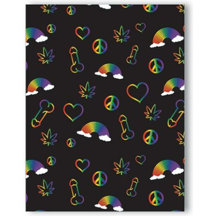 Rainbow Penis Naughty Greeting Card - Image 1
