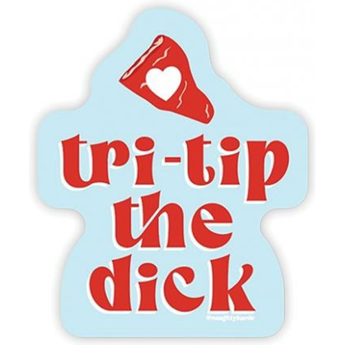 Tri Trip Naughty Sticker - Pack Of 3 - Image 1