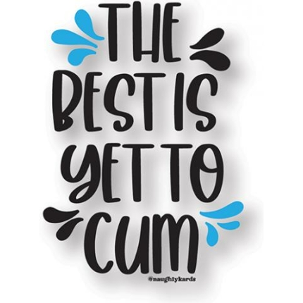 Yet 2 Cum Naughty Sticker - Pack Of 3