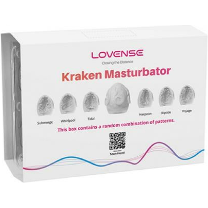 Lovense Kraken  Egg 6-pack - White - Image 1