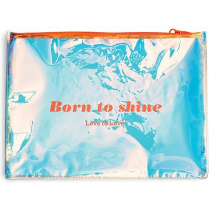 Love To Love Born To Shine Pouch - Vivid Orange - Image 1