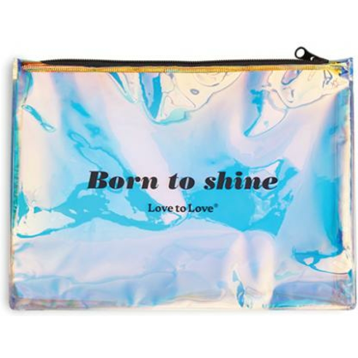 Love To Love Born To Shine Pouch - Black Onyx - Image 1