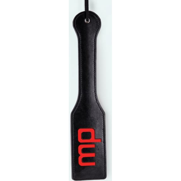 Lust Pu Leather Mp Paddle - Black - Image 1