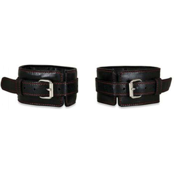 Sultra Lambskin Ankle Cuffs Black - Image 1