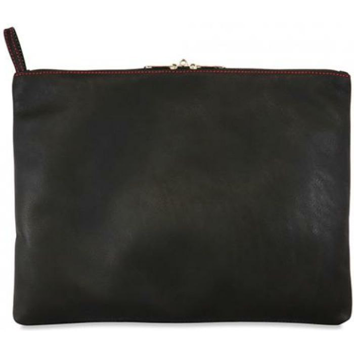 Sultra Leather Toy Bag Lockable Pullers & Inside Pockets Black - Image 1