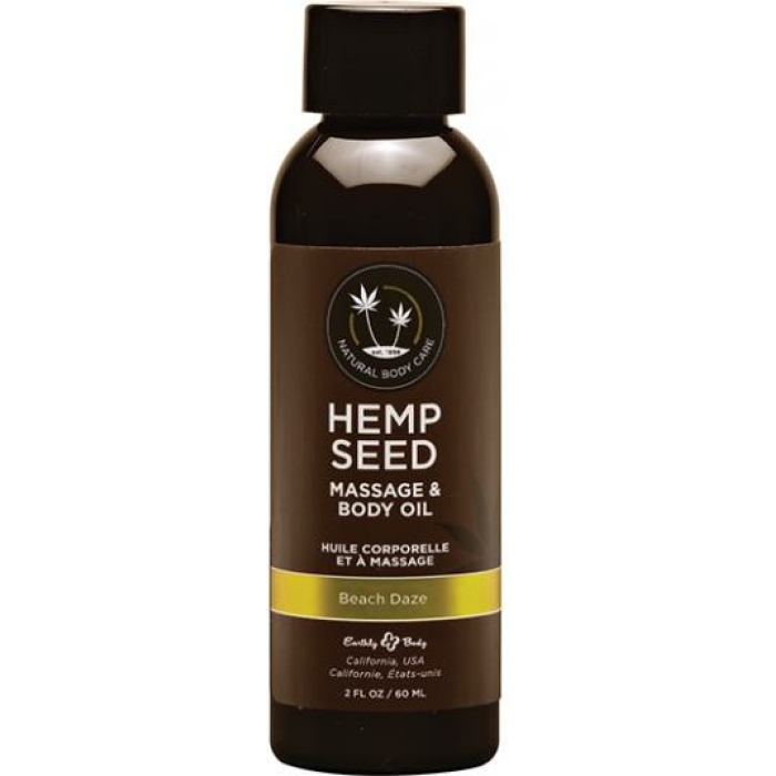 Earthly Body Massage & Body Oil - 2 Oz Beach Daze - Image 1