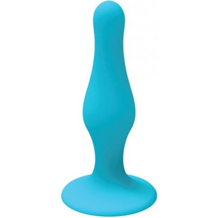 Nobu Rainbow Large Silicone Plug - Blue - Image 1
