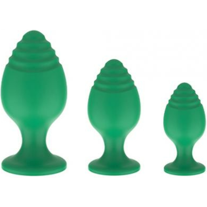 Nobu Rainbow Silicone Plug Set - Green - Image 1