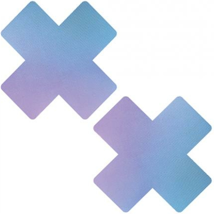 Neva Nude Chameleon Color Changing X Factor Pasties - Pastel Blue - Image 1